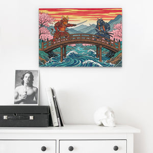 Samurais Great Wave — Samurais Great Wave Skull Desk 214