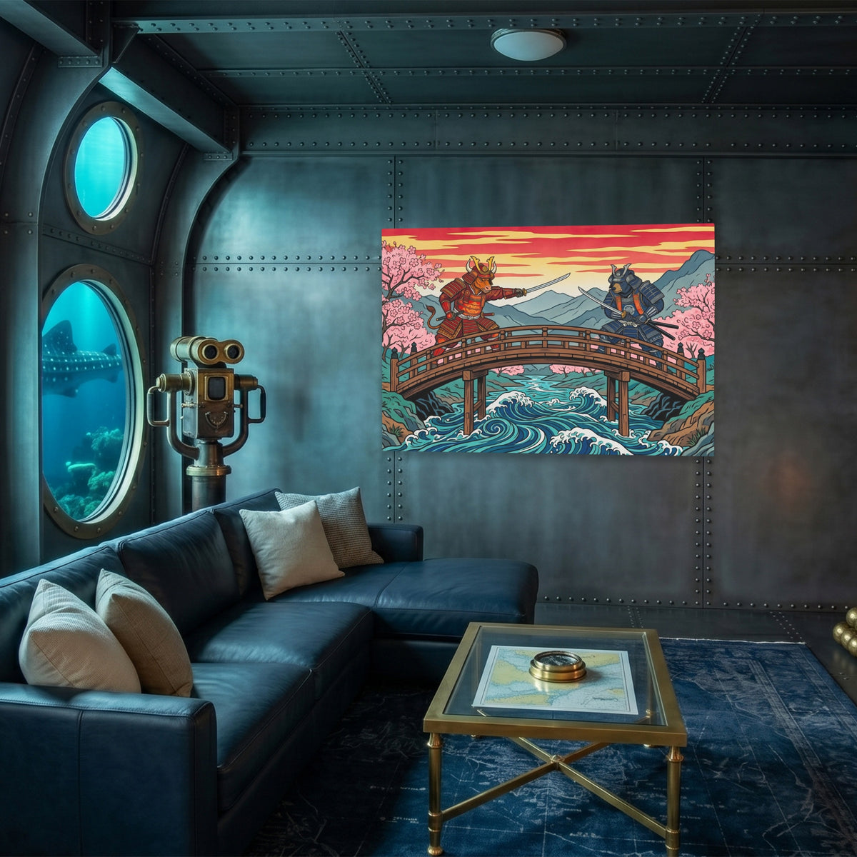 Samurais Great Wave — Samurais Great Wave Submarine Wall Land 235