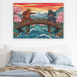 Samurais Great Wave — Samurais Great Wave Light Blue Bed 109