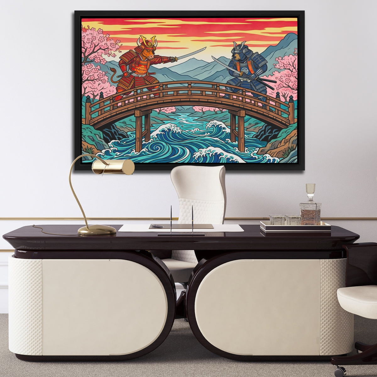 Samurais Great Wave — Samurais Great Wave Luxury Office Desk 151