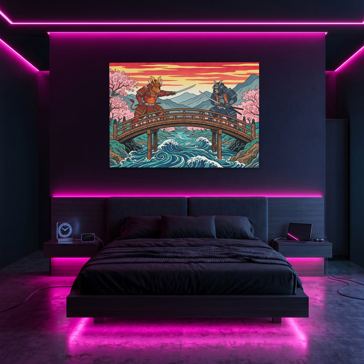 Samurais Great Wave — Samurais Great Wave Pink Neon Room Land 172