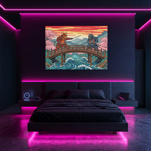 Samurais Great Wave — Samurais Great Wave Pink Neon Room Land 172