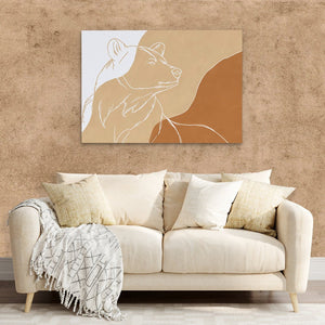 Sandy Bear - Luxury Wall Art