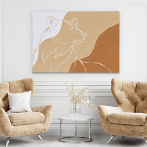 Sandy Bear - Luxury Wall Art