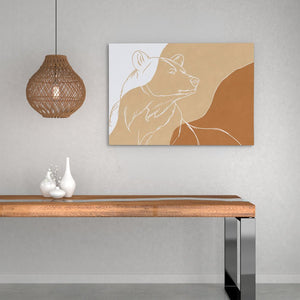 Sandy Bear - Luxury Wall Art