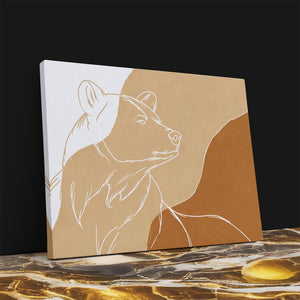 Sandy Bear - Luxury Wall Art