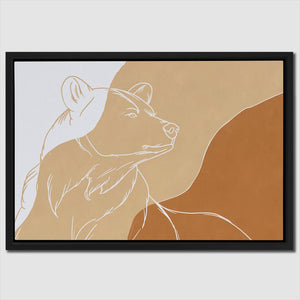 Sandy Bear - Luxury Wall Art