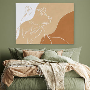 Sandy Bear - Luxury Wall Art