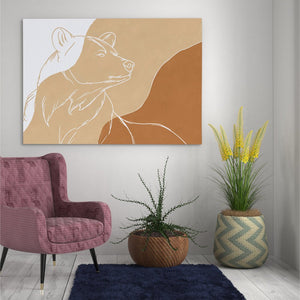 Sandy Bear - Luxury Wall Art