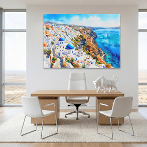 Santorini Azure Paradise — Santorini Azure Paradise White Bull Room Land 261