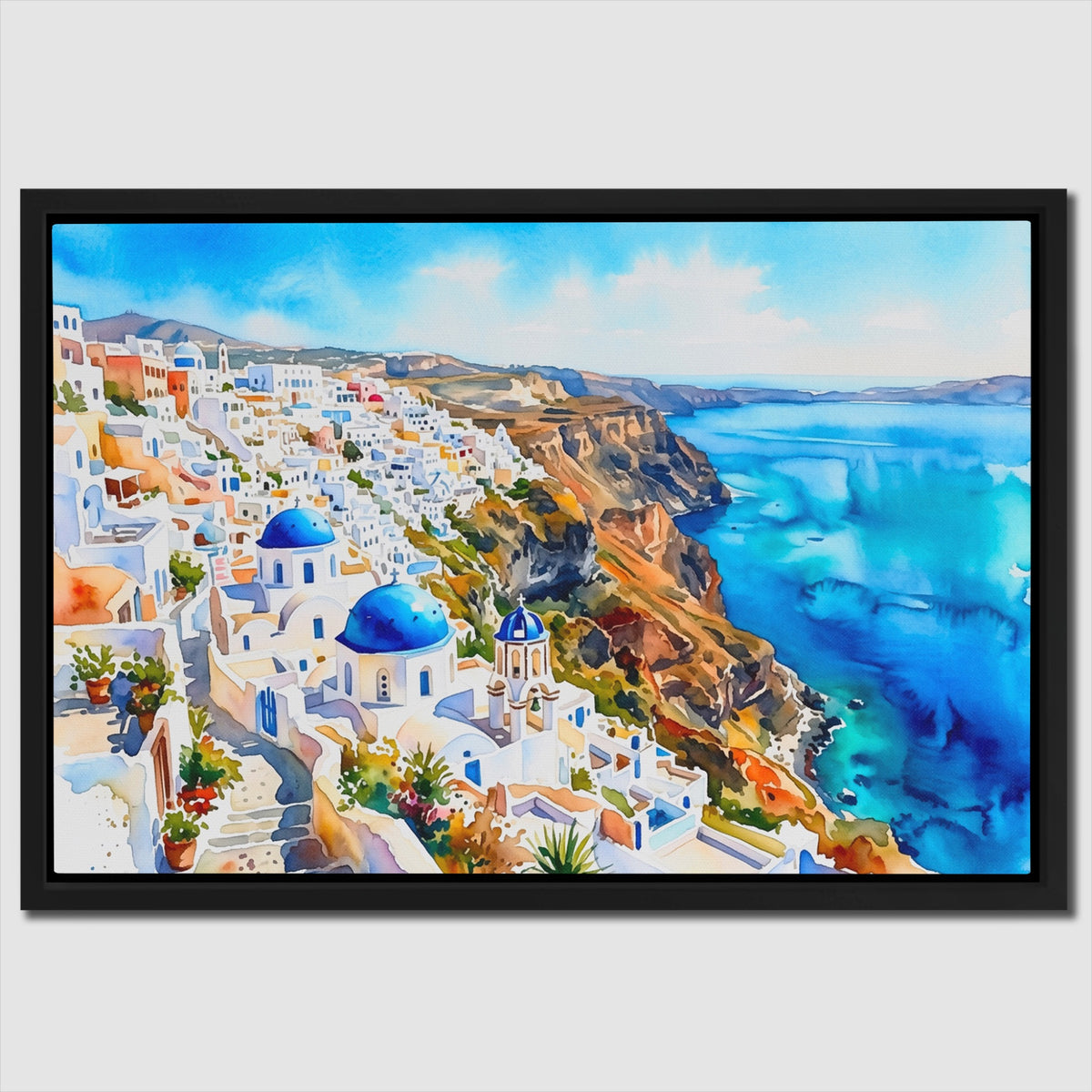 Santorini Azure Paradise — Santorini Azure Paradise Close Up Landscape 107