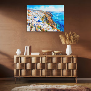 Santorini Azure Paradise — Santorini Azure Paradise Brown Room Clean 63