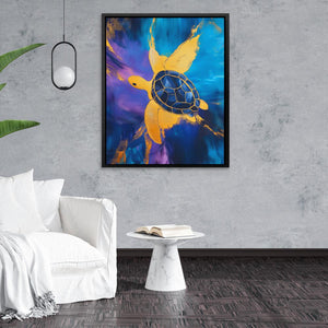 Sapphire Current - Luxury Wall Art