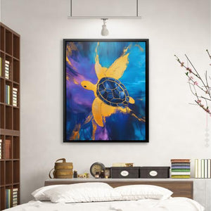 Sapphire Current - Luxury Wall Art