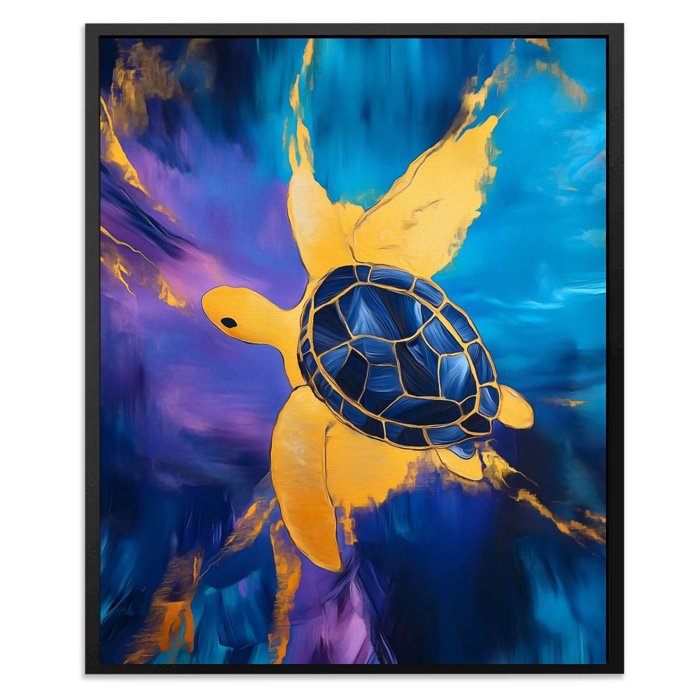 Sapphire Current - Luxury Wall Art