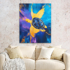 Sapphire Current - Luxury Wall Art