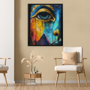 Sapphire Eye Oracle - Luxury Wall Art