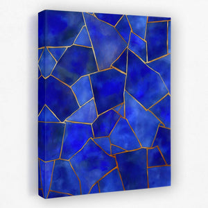 Sapphire Mosai - Luxury Wall Art