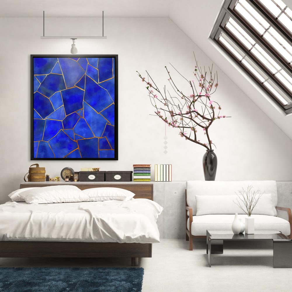 Sapphire Mosai - Luxury Wall Art