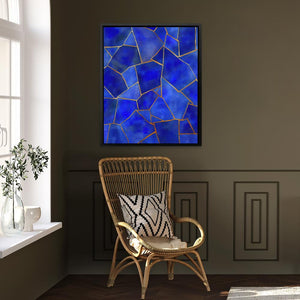 Sapphire Mosai - Luxury Wall Art