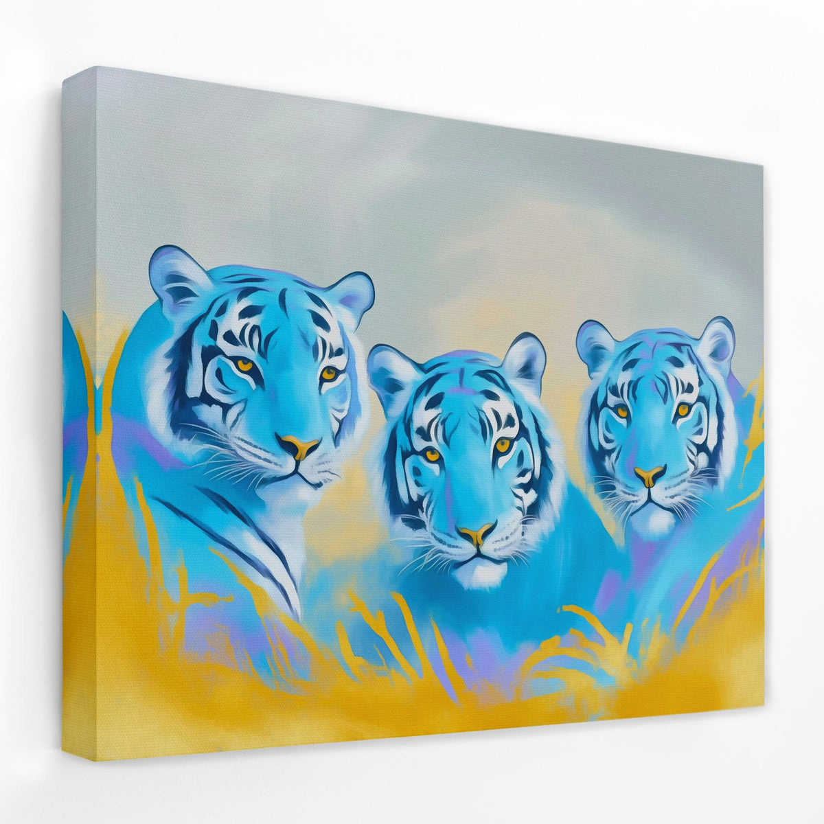 Sapphire Predators - Luxury Wall Art