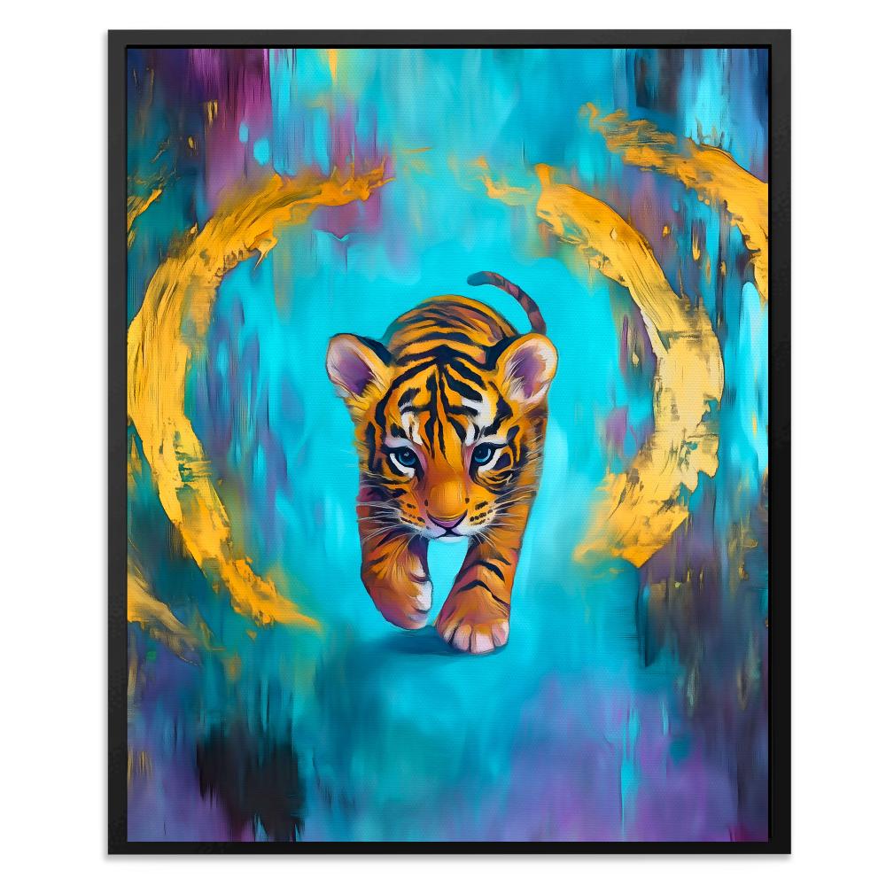 Sapphire Stripes - Luxury Wall Art