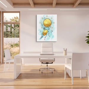 Scarab Golden Sun — scarab golden sun sq beach house office 1port flush print