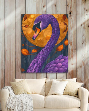 Scarlet Swan - Luxury Wall Art