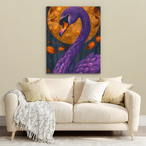 Scarlet Swan - Luxury Wall Art