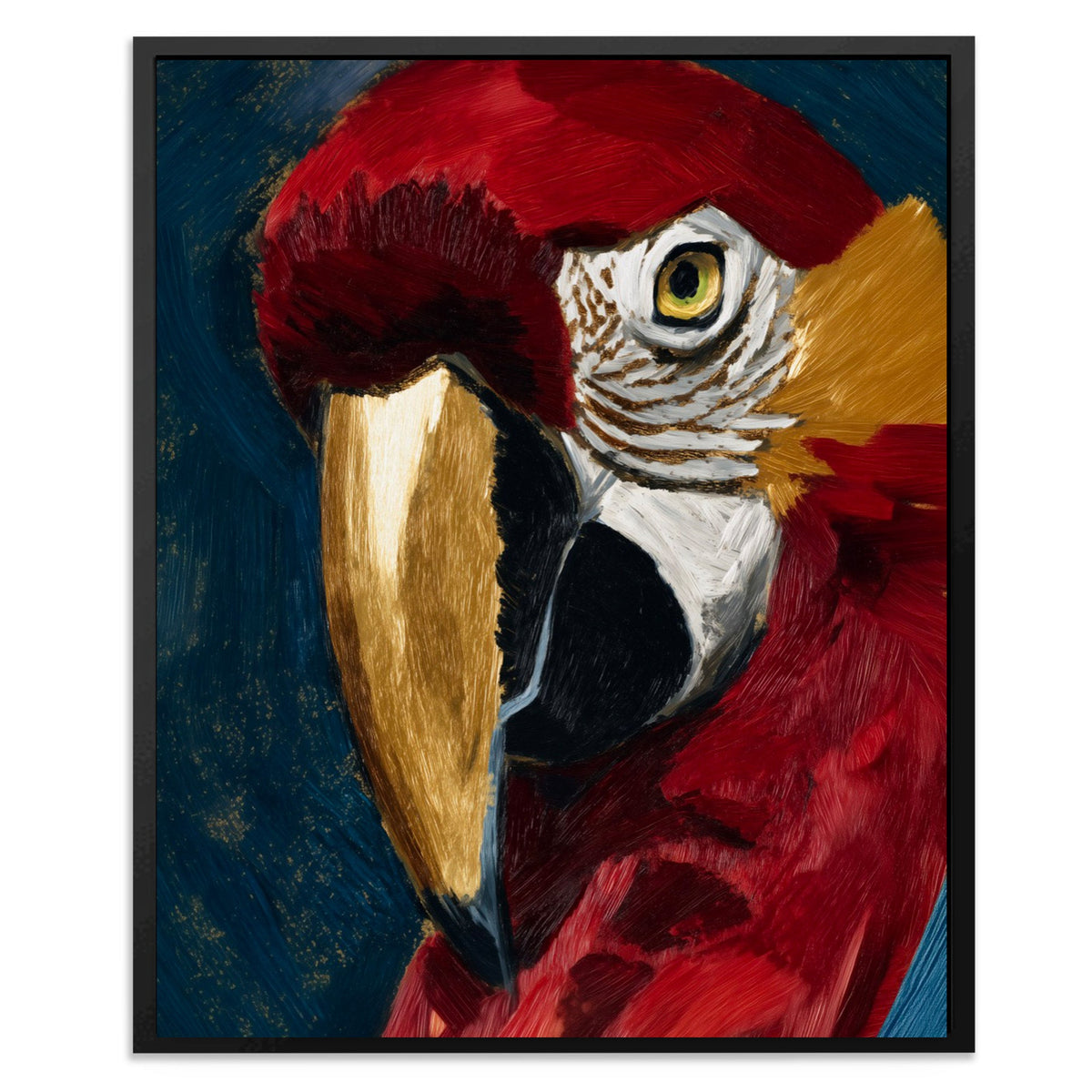 Scarlet Thunder Portrait - Luxury Wall Art