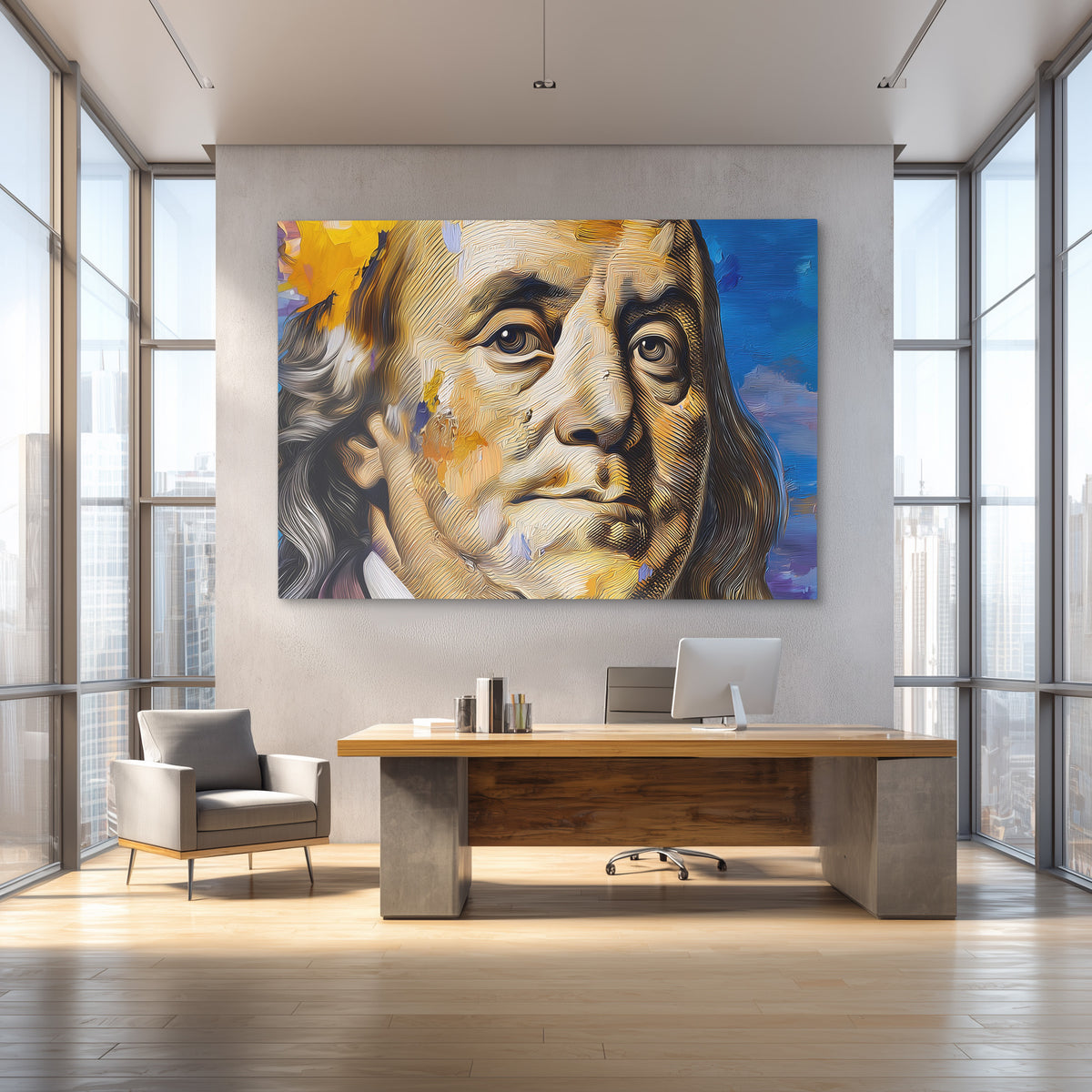 Scholars Golden Light - Luxury Wall Art