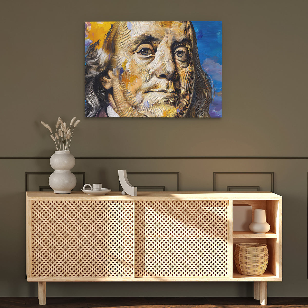 Scholars Golden Light - Luxury Wall Art