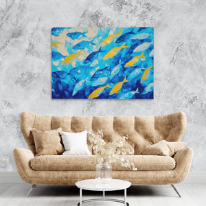 School of Blues - Luxury Wall Art