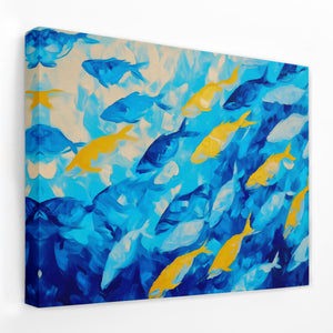 School of Blues - Luxury Wall Art