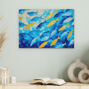 School of Blues - Luxury Wall Art