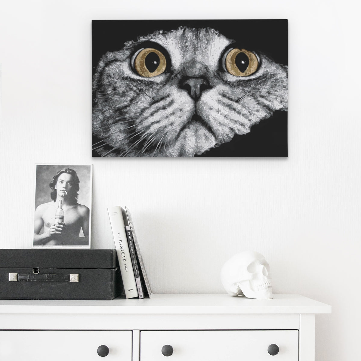 Scottish Fold Intense — Scottish Fold Intense Skull Desk 177