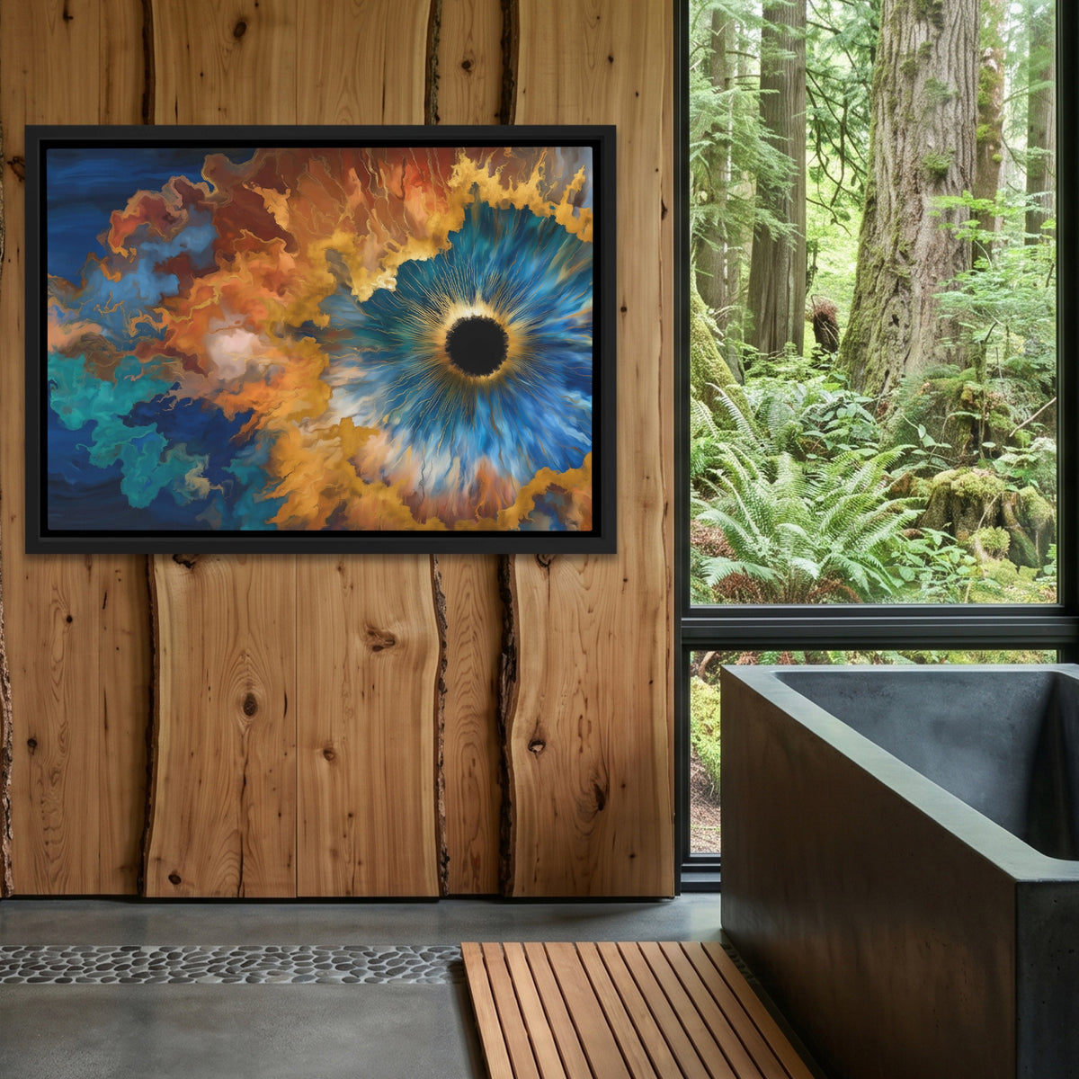 Sea Anemone Bloom — Sea Anemone Bloom Outdoor Bathroom Log Land 141