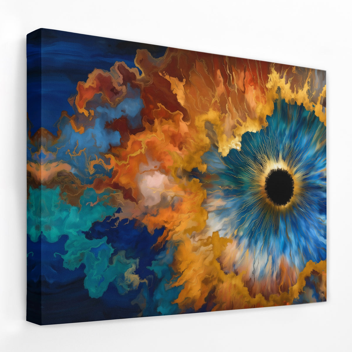 Sea Anemone Bloom — Sea Anemone Bloom Landscape   Side View   Mirror Wrap 97