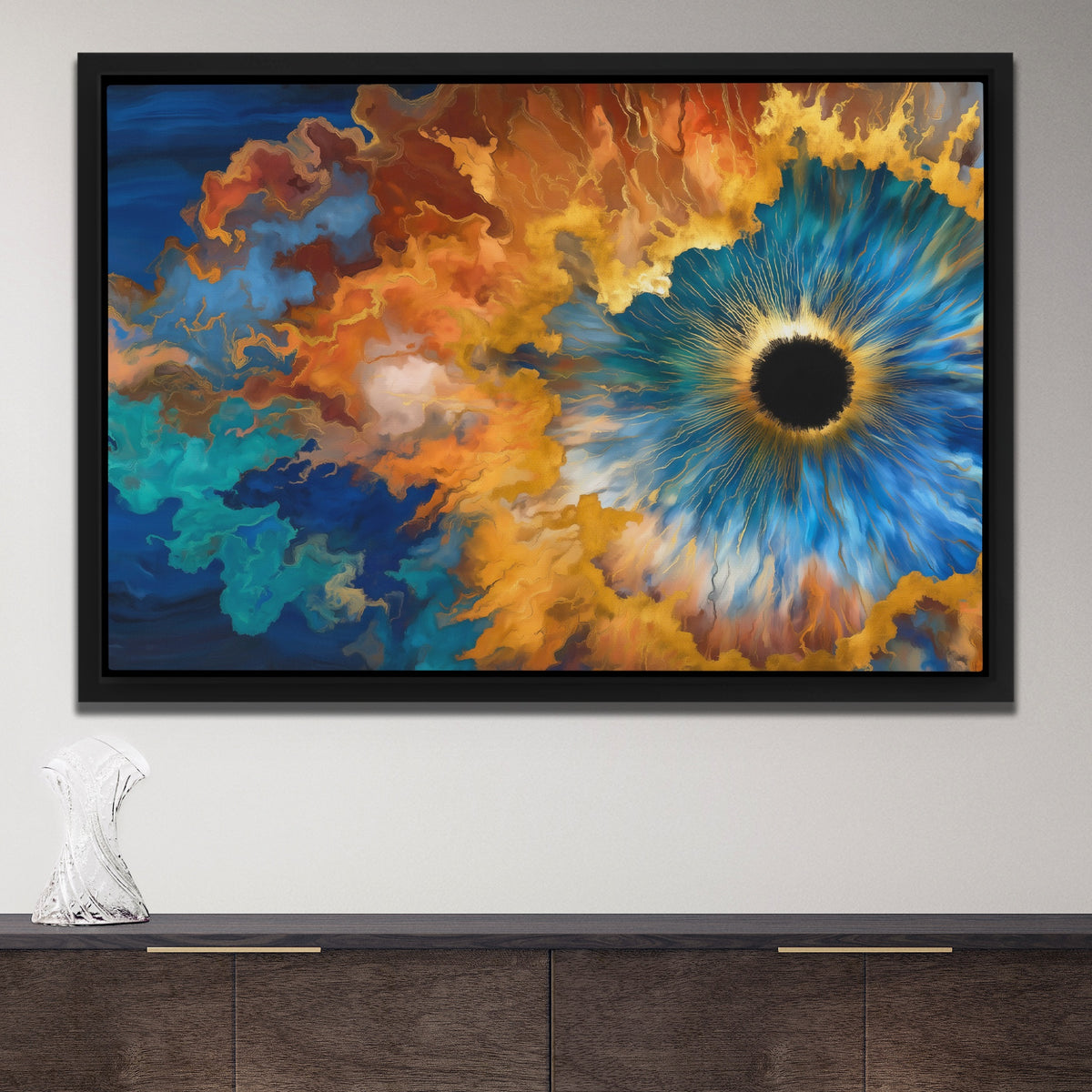 Sea Anemone Bloom — Sea Anemone Bloom Opulent Wall Closeup 130