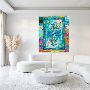 Sea Creature Jack of Hearts Card — Sea Creature Jack of Hearts Card White Luxury Port 217