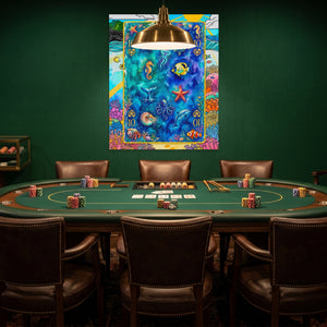 Sea Creature Ten of Hearts Card — Sea Creature Ten of Hearts Card Poker Room Green Port 130