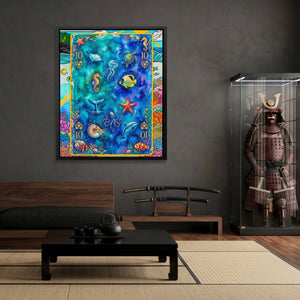 Sea Creature Ten of Hearts Card — Sea Creature Ten of Hearts Card Samurai Den Port 217