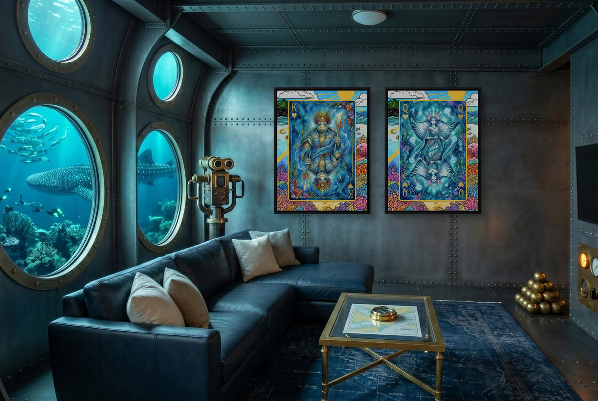 Sea Creature Hearts King & Queen