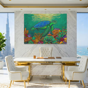 Sea Turtle Coral — Sea Turtle Coral King Lux Land 76