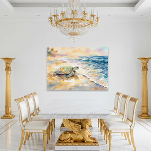 Sea Turtle Homecoming — Sea Turtle Homecoming Roman White Room Land 154