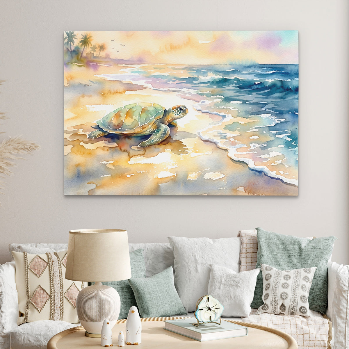 Sea Turtle Homecoming — Sea Turtle Homecoming Clock Bed land 22