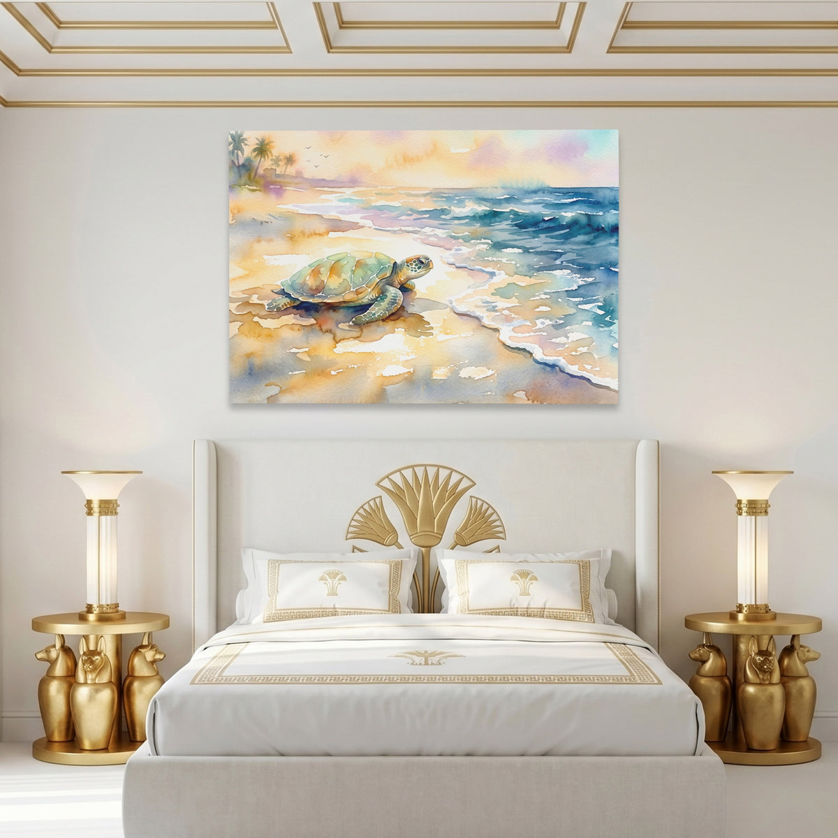 Sea Turtle Homecoming — Sea Turtle Homecoming Egyptian Isis Room Land 44