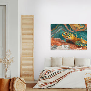 Sea Turtle Teal — Sea Turtle Teal New   Land Nice Bedroom 132