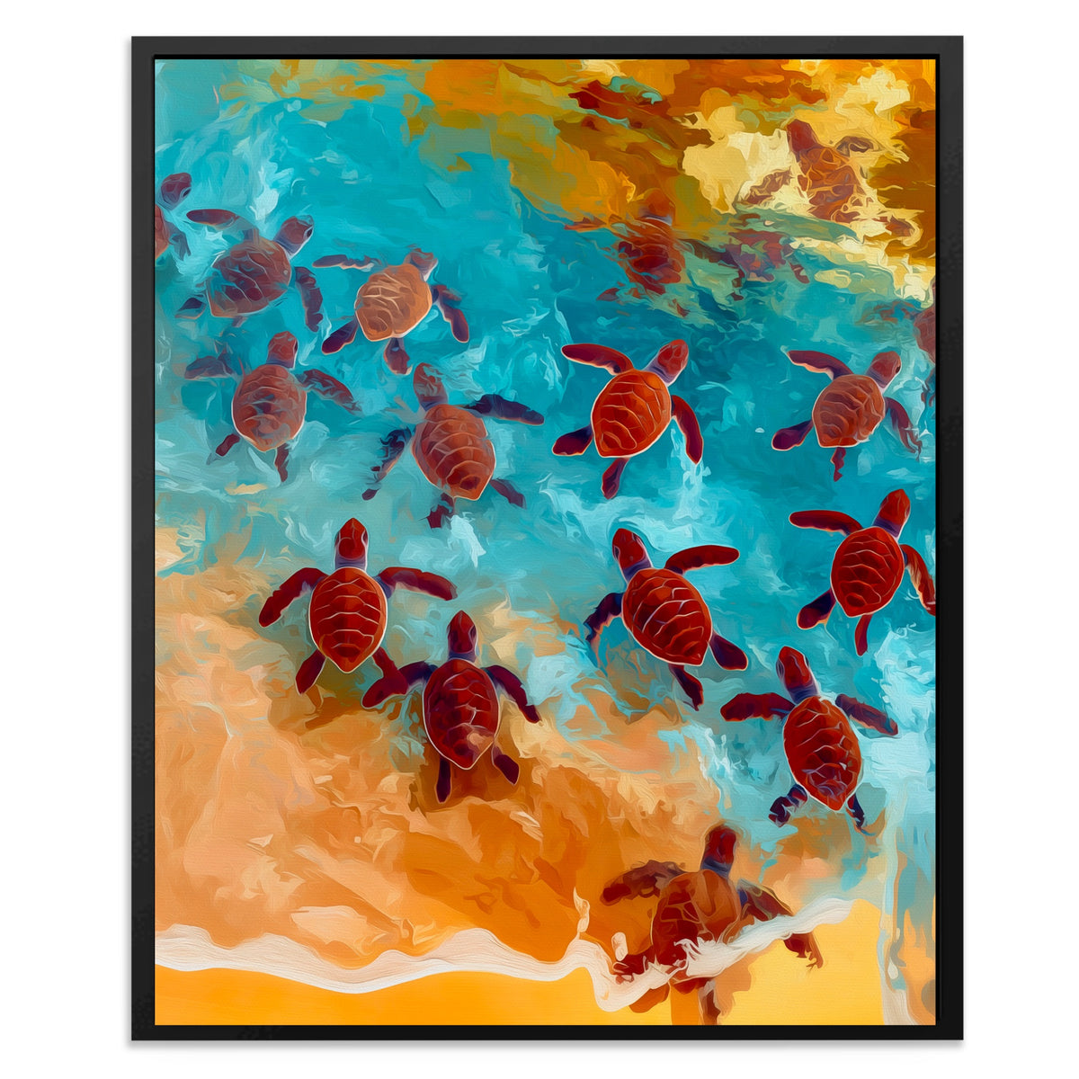 Sea Turtles Hatching — Sea Turtles Hatching Front Facing Portrait2 39