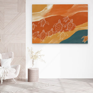 Sea Turtles Tide — Sea Turtles Tide white chair wall land 213